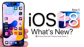 iOS 18 Beta 5 is Out  Whats New [upl. by Eppillihp]