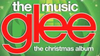 Glee  O Holy Night  with lyrics [upl. by Ennayllek]