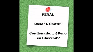 PROCESAL PENAL ARG CASO LGANTE [upl. by Dibrin721]