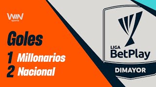 Millonarios vs Nacional goles  Liga BetPlay Dimayor 2024 2  Fecha 6 [upl. by Aipmylo]