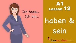 Learn German for beginners A1  Verb Conjugation Part 1  Lesson 12 [upl. by Luap830]