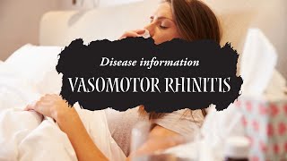 Vasomotor rhinitis  Signs causes treatment Nonallergic rhinitis [upl. by Toh]