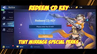 Redeem CDKey Tinted Mirage Special Perks [upl. by Annoeik]