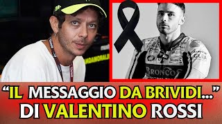 VALENTINO ROSSI E IL COMMOVENTE ADDIO A LUCA SALVADORI gossip news sport [upl. by Aisylla93]