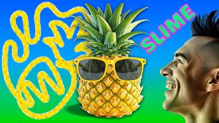 3 Minute Timer With Music  Hydraulic Press Pineapple Slime To The Face Countdown [upl. by Tanney]