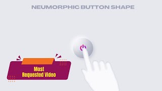 How To Create Neumorphic Button Shape  Animated Neumorphic Infographic PowerPoint Slide [upl. by Geesey]