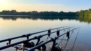 Carp fishing a 20acre Cheshire sand pit [upl. by Fulks]