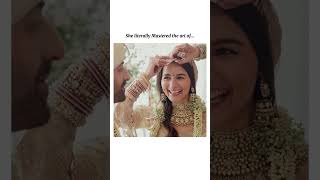 Repeating her wedding💖🥰 dresstrandingbollywoodyoutubeshortsaliabhattshorts [upl. by Sadie]