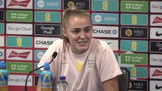 Georgia Stanway speaks ahead of upcoming England s friendlies full press conference Original Vide [upl. by Chaiken]