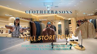 เจาะลึก amp พาทัวร์ร้าน CLOTHIER amp SONS  ร้าน Flagship Store แห่งใหม่ ณ Emquartier l SIGNORE CLOSET [upl. by Vocaay301]