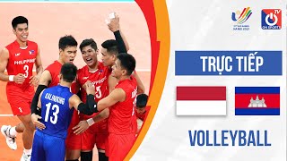 🔴LIVE Indonesia  Cambodia l Mens Volleyball  SEA Games 31 [upl. by Nyrb]