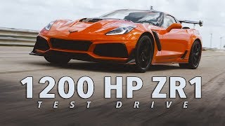 Hennessey HPE1200 Corvette ZR1 Test Drive [upl. by Latt227]