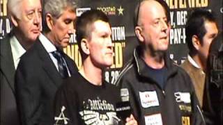 Ricky Hatton Vs Floyd Mayweather Weigh In Part 2 [upl. by Rehpinnej997]