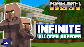 VILLAGER BREEDER Made Simple  Minecraft Bedrock Guide 120 [upl. by Korns]