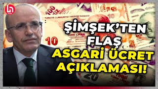 Geri sayım başladı Mehmet Şimşekten asgari ücret zammı için ilk açıklama geldi [upl. by Elrak227]