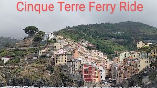 🇮🇹 Cinque Terra Ferry Ride From La Spezia Italy [upl. by Jammie258]