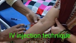 IV injection technique IV injection kaise lagate hai IV injection pharmacology practical [upl. by Ham52]