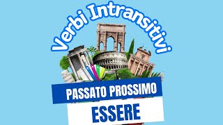 PASSATO PROSSIMO PASADO EN ITALIANO VERBOS INTRANSITIVOS AUXILIAR ESSERE [upl. by Selry653]