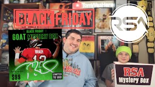 RSA Black Friday GOAT Mystery Box and Signed Football Jersey Mystery Box  Let’s Open Them Up [upl. by Nevah]