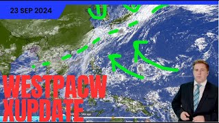 Autumn front sets up across East Asia with improving conditions in the Philippines [upl. by Weissmann]