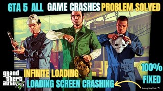 HOW TO FIX GTA 5 CRASH ON LOADING SCREEN AFTER INSTALLING MODSULTIMATE FIX FOR GTA 5 CRASHES MODS [upl. by Suiram]