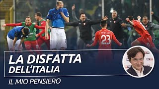 La grande DISFATTA lItalia non si qualifica ai mondiali Qatar 2022  Il mio pensiero [upl. by Rosabelle]