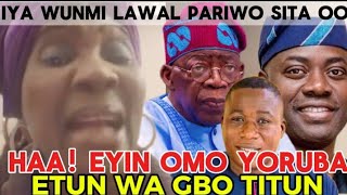 HAA TINUBU TI KOJA AYE ORI OMO YORUBA ADAJO OO SEYI MAKINDE SUNDAY IGBOHO AND OTHERS WUNMI LAWAL [upl. by Initirb]