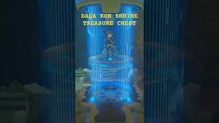 DAQA KOH SHRINE TREASURE CHEST  BREATH OF THE WILD shorts [upl. by Socher]