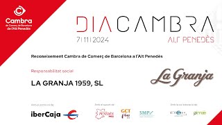 DiacambraAltPenedès Reconeixement a la responsabilitat social La Granja 1959 [upl. by Sllew]