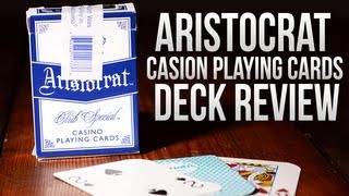 Deck Review  Aristocrat Harrahs Casion Playing Cards [upl. by Encratia652]