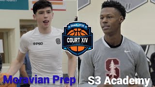 Isaac Ellis Battles With AJ Wills  Moravian Prep NC Vs S3 Academy VA Court XIV Classic [upl. by Sitof]