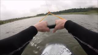 Rother Valley Country Park  Kneeboarding [upl. by Encrata612]