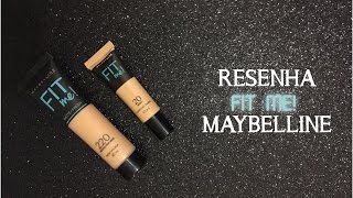 Resenha Base e Corretivo FIT ME Maybelline Pele Bronzeada e Negra Clara VEDA 13 [upl. by Smoht371]