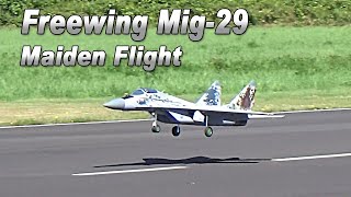 Freewing Mig29 Fulcrum Maiden Flight [upl. by Mosnar]