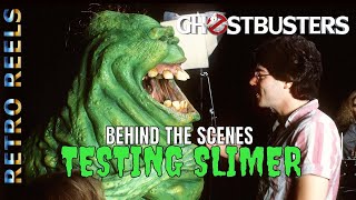 Ghostbusters Behind The Scenes  Testing Slimer [upl. by Olraced]