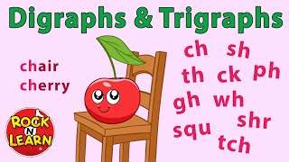 Digraphs and Trigraphs  Fun Phonics Songs  Rock ’N Learn [upl. by Bower]