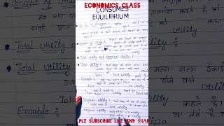 📊 Consumers Equilibrium explain 👍 bs smjiye only 2 mint 👍 bilkul easy way se📝shorts [upl. by Skipper394]