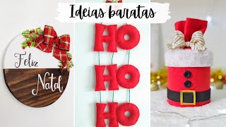 15 Ideias Baratinhas para o NATAL  Decore sua casa gastando pouco Faça você mesmo [upl. by Nida315]