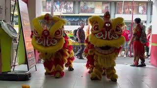 CNY 2024  Lion Dance by Han Shou Tang at Sports Toto Petaling Street [upl. by Reave310]