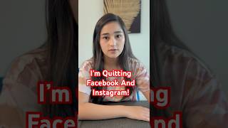 I’m Quitting Facebook And Instagram facebookinstagram fakeaccount [upl. by Rebekah]