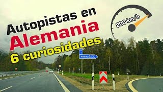 Autopista en Alemania  6 curiosidades  ir a 200 kmh y sin peaje [upl. by Yesnil484]