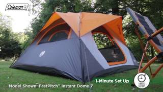 Coleman® Pinto Mountain 5 Plus  multiroomed 5 man family tent with Blackout Bedrooms [upl. by Markman]