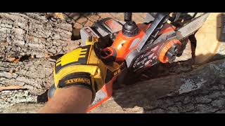 Black and Decker 10in battery powered chainsaw Tool Review episode 11 [upl. by Florin]