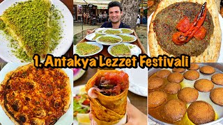 HATAY’DA DÜNYALARI YEDİM 1 ANTAKYA LEZZET FESTİVALİ [upl. by Sidman]