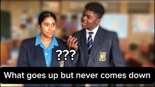 Asking tricky questions at fairbairn college🤣 [upl. by Branham432]