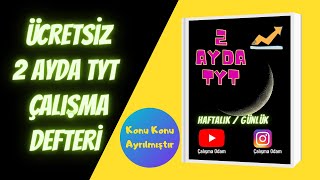 2 Ayda TYT Bitirme Programı  YKS [upl. by Eramal]