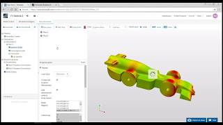 F1 Vehicle in OnShape  Part 8 CFD with SimScale [upl. by Nyladgam979]