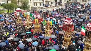 Festa SantAgata a Catania attesa per uscita carrozza del Senato [upl. by Oreste]