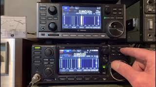 Compare Icom HF receivers IC7300 ICR8600 [upl. by Acnairb]