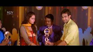 Worst Student Chiranjeevi Sarja Gave Best Student Award To Ragini  Gandede Kannada Movie Part 2 [upl. by Rebbecca]